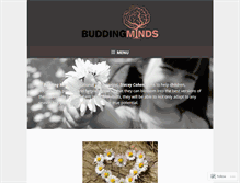 Tablet Screenshot of buddingminds.org